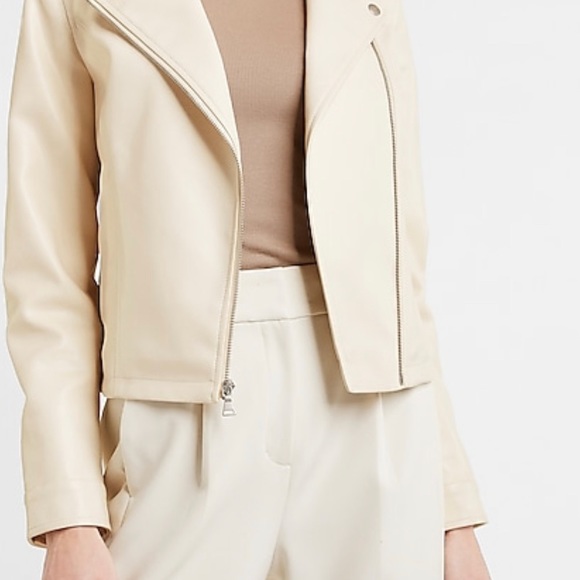 Faux leather Motto Jacket - Picture 5 of 6